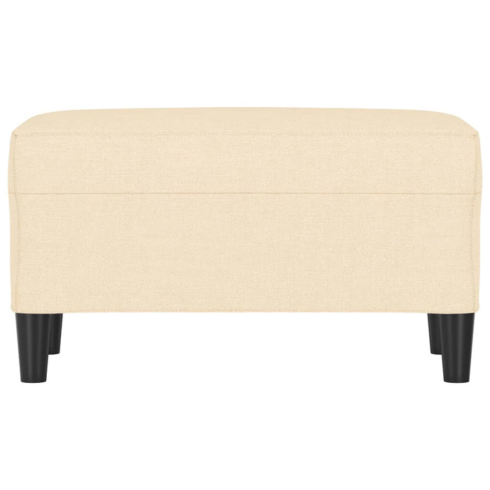 Bancă, crem, 70x35x41 cm, textil - WALTI WALTI