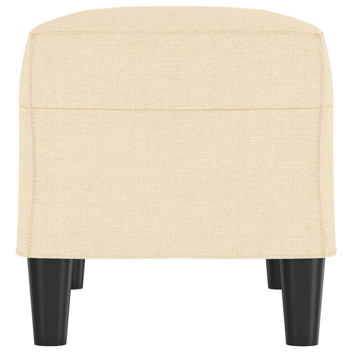 Bancă, crem, 70x35x41 cm, textil - WALTI WALTI
