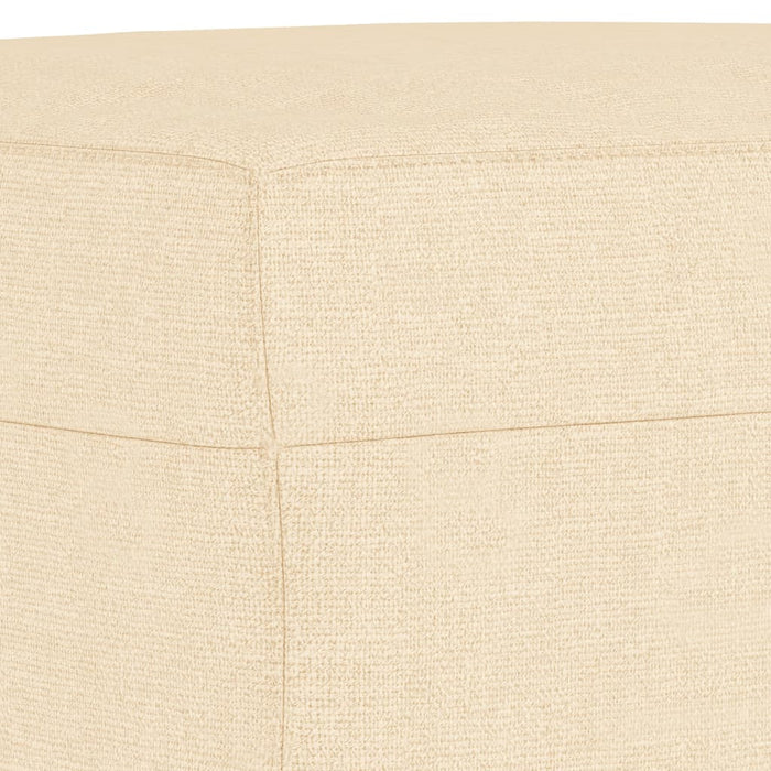 Bancă, crem, 70x35x41 cm, textil - WALTI WALTI