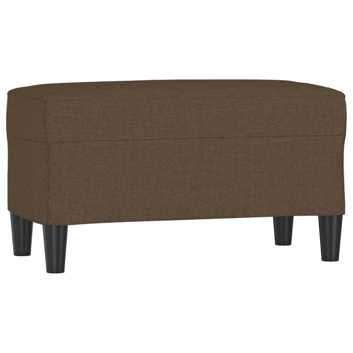 Bancă, maro, 70x35x41 cm, textil - WALTI WALTI