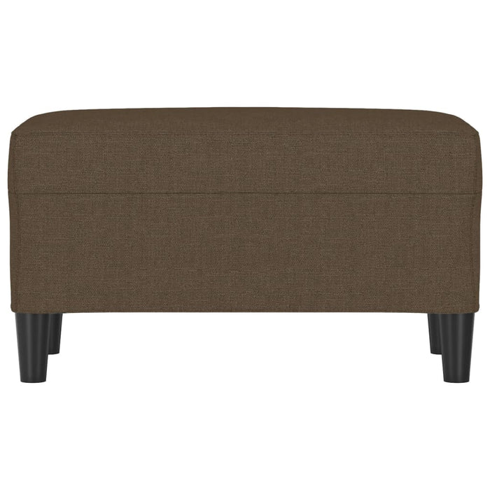 Bancă, maro, 70x35x41 cm, textil - WALTI WALTI