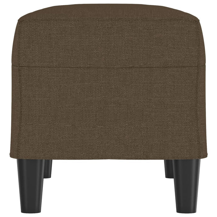 Bancă, maro, 70x35x41 cm, textil - WALTI WALTI