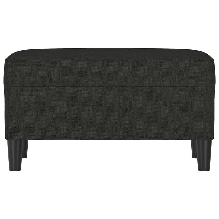 Bancă, negru, 70x35x41 cm, textil - WALTI WALTI