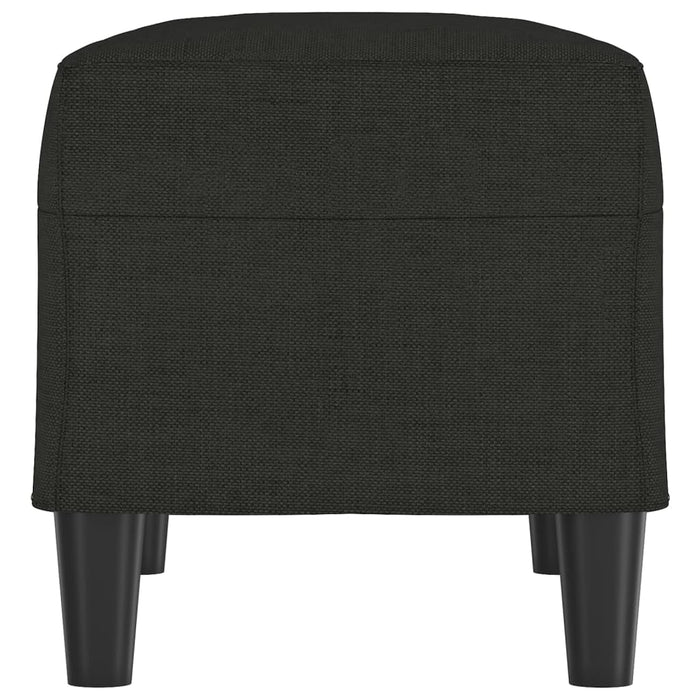 Bancă, negru, 70x35x41 cm, textil - WALTI WALTI