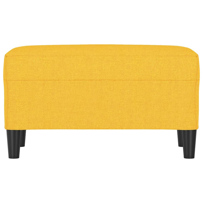 Bancă, galben deschis, 70x35x41 cm, textil - WALTI WALTI