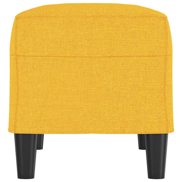 Bancă, galben deschis, 70x35x41 cm, textil - WALTI WALTI