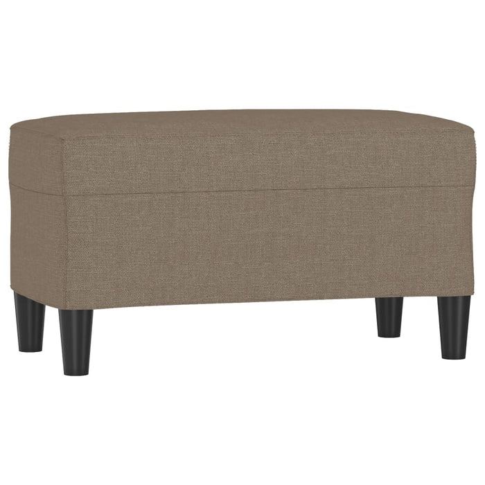Bancă, gri taupe, 70x35x41 cm, textil - WALTI WALTI