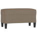 Bancă, gri taupe, 70x35x41 cm, textil - WALTI WALTI