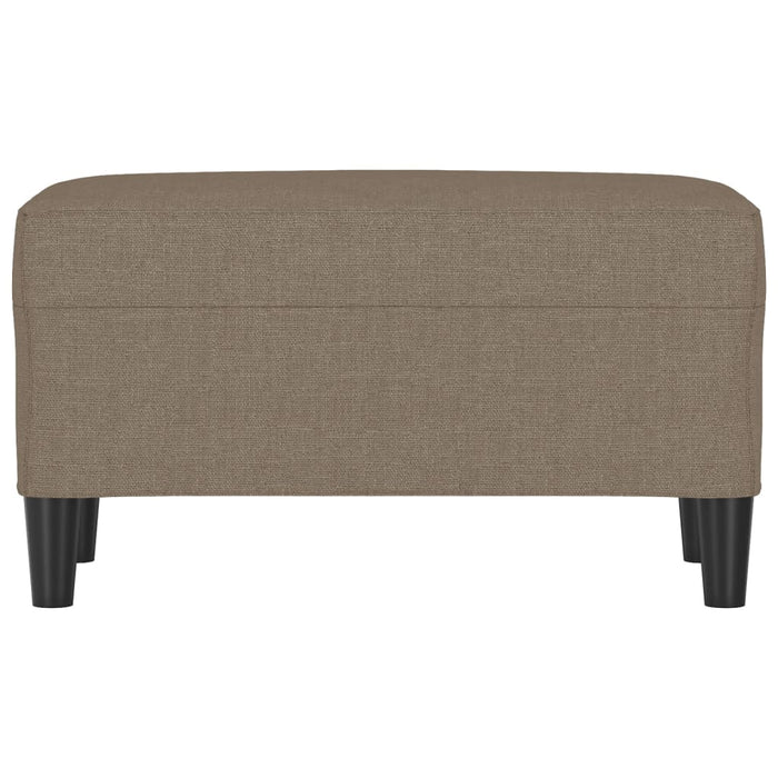 Bancă, gri taupe, 70x35x41 cm, textil - WALTI WALTI