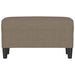 Bancă, gri taupe, 70x35x41 cm, textil - WALTI WALTI