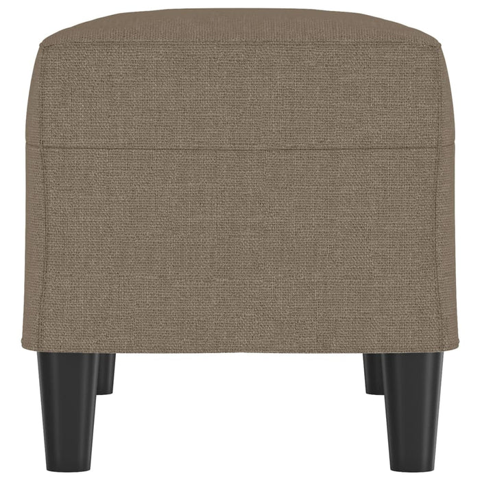 Bancă, gri taupe, 70x35x41 cm, textil - WALTI WALTI