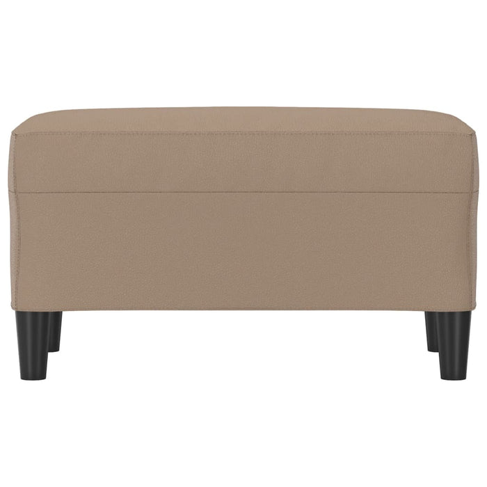 Bancă, cappuccino, 70x35x41 cm, piele ecologică - WALTI WALTI