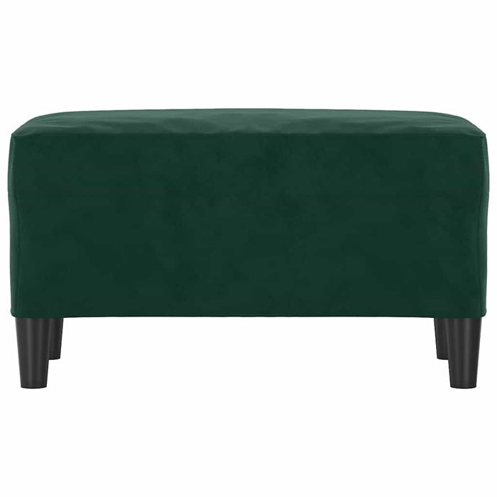 Bancă, verde închis, 70x35x41 cm, catifea - WALTI WALTI