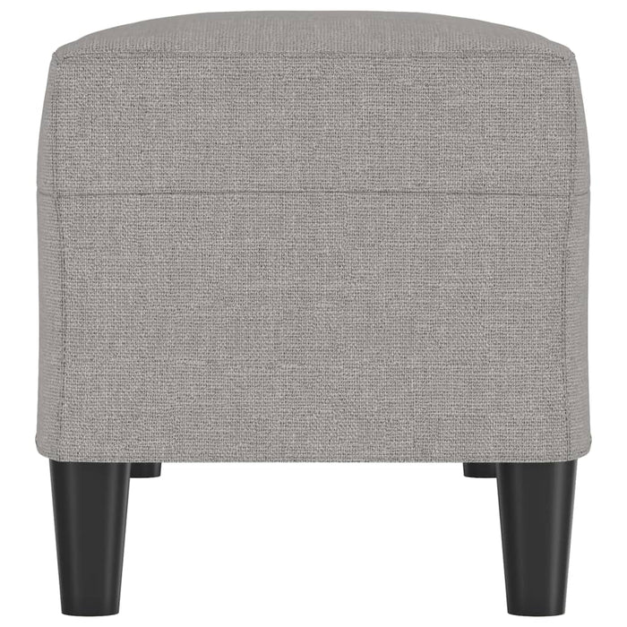 Bancă, gri deschis, 100x35x41 cm, textil - WALTI WALTI