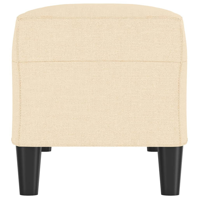 Bancă, crem, 100x35x41 cm, textil - WALTI WALTI