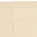 Bancă, crem, 100x35x41 cm, textil - WALTI WALTI