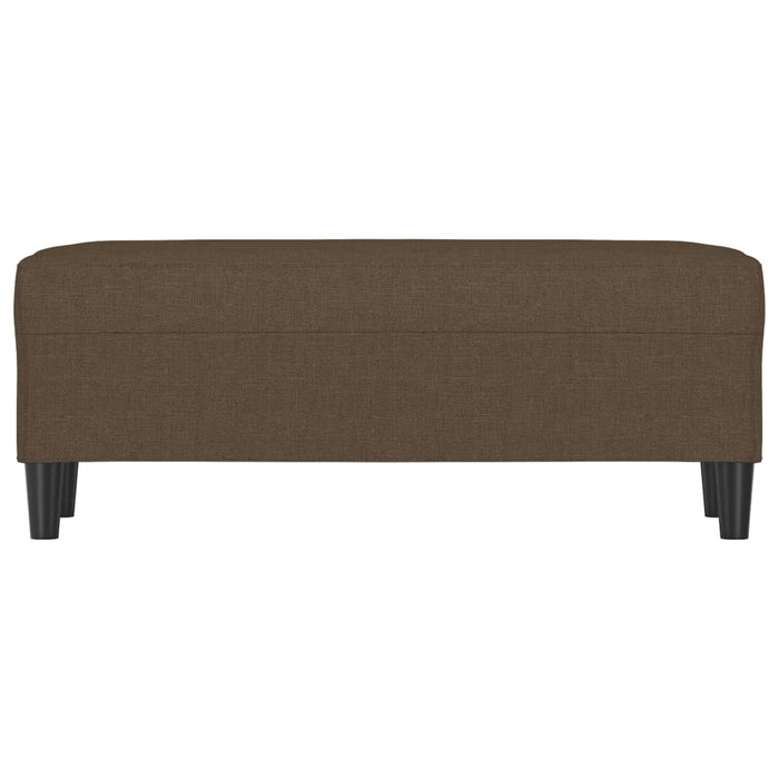 Bancă, maro, 100x35x41 cm, textil - WALTI WALTI