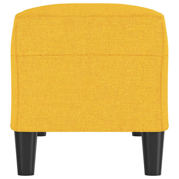 Bancă, galben deschis, 100x35x41 cm, textil - WALTI WALTI
