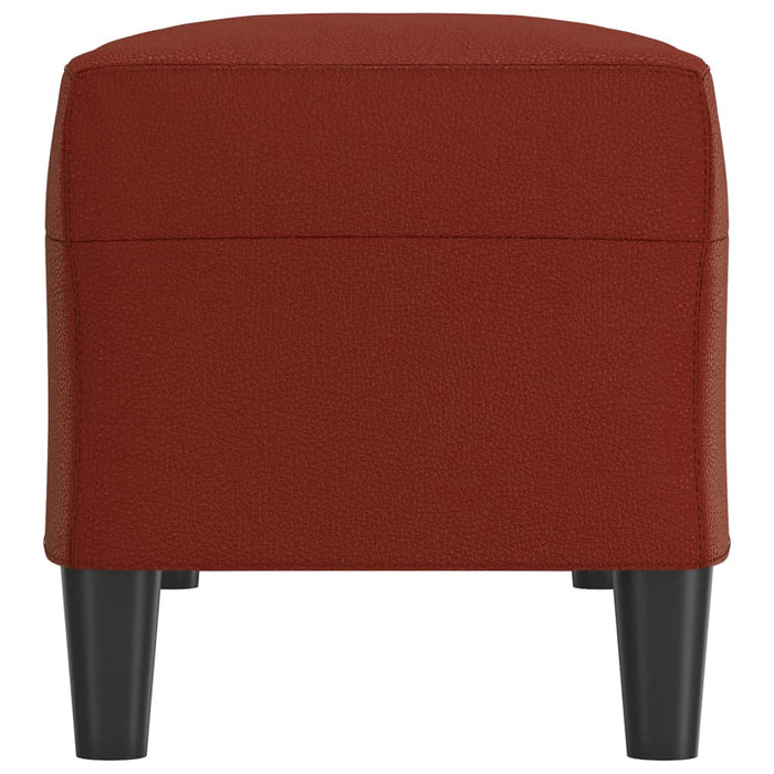 Bancă, roșu vin, 100x35x41 cm, piele ecologică - WALTI WALTI