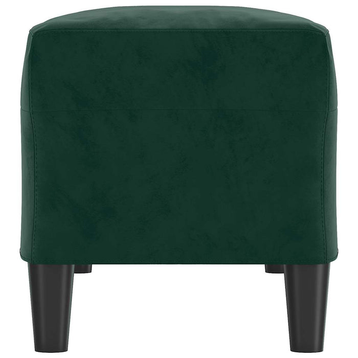 Bancă, verde închis, 100x35x41 cm, catifea - WALTI WALTI