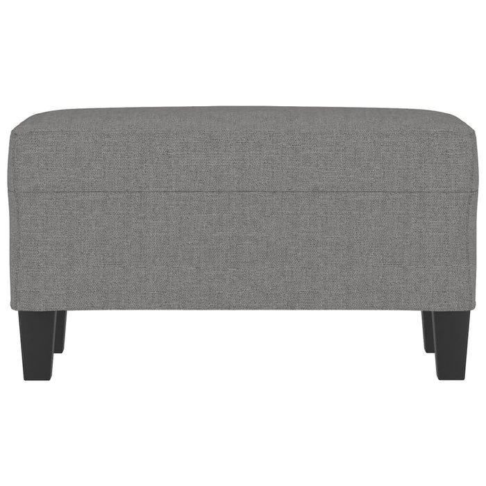 Bancă, gri închis, 70x35x41 cm, textil - WALTI WALTI