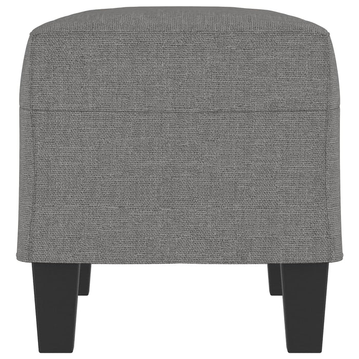 Bancă, gri închis, 70x35x41 cm, textil - WALTI WALTI