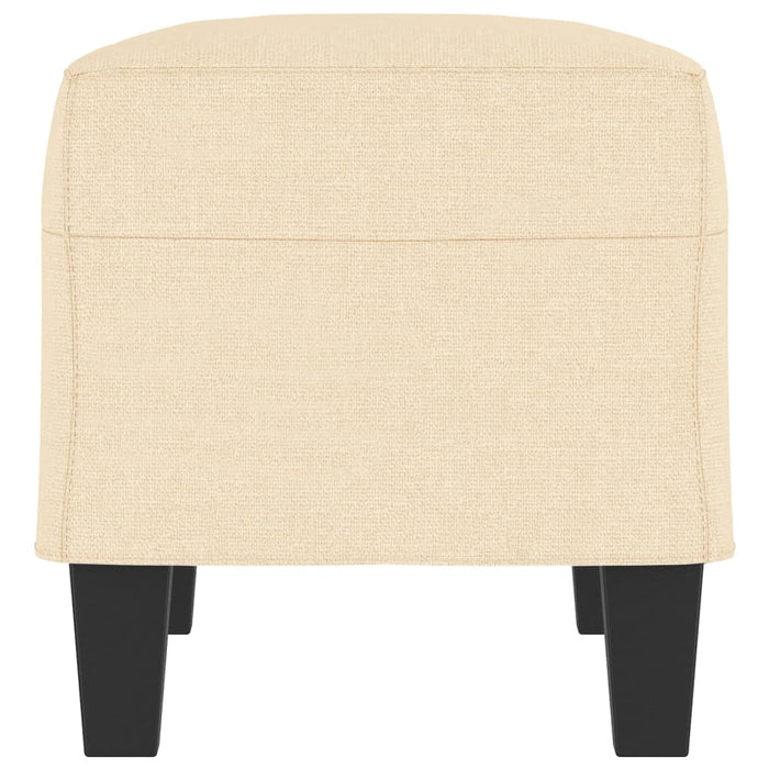 Bancă, crem, 70x35x41 cm, textil - WALTI WALTI