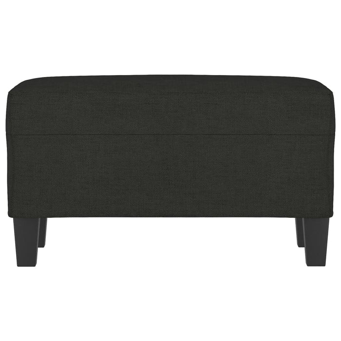 Bancă, negru, 70x35x41 cm, textil - WALTI WALTI