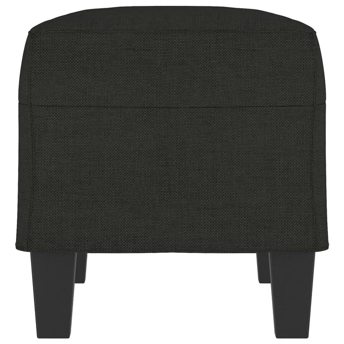 Bancă, negru, 70x35x41 cm, textil - WALTI WALTI