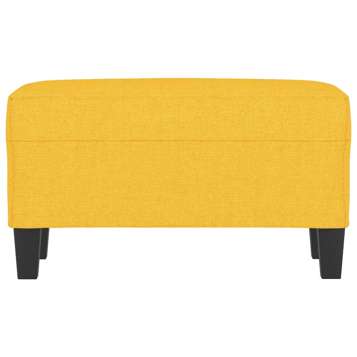 Bancă, galben deschis, 70x35x41 cm, textil - WALTI WALTI