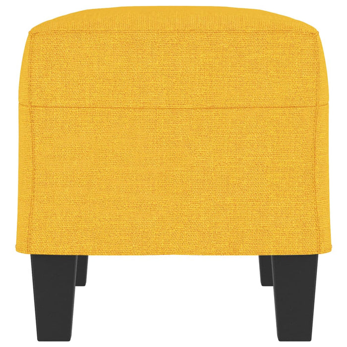 Bancă, galben deschis, 70x35x41 cm, textil - WALTI WALTI