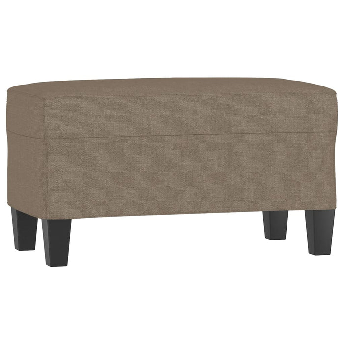 Bancă, gri taupe, 70x35x41 cm, textil - WALTI WALTI