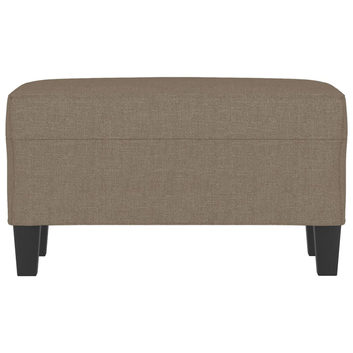 Bancă, gri taupe, 70x35x41 cm, textil - WALTI WALTI