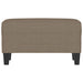 Bancă, gri taupe, 70x35x41 cm, textil - WALTI WALTI