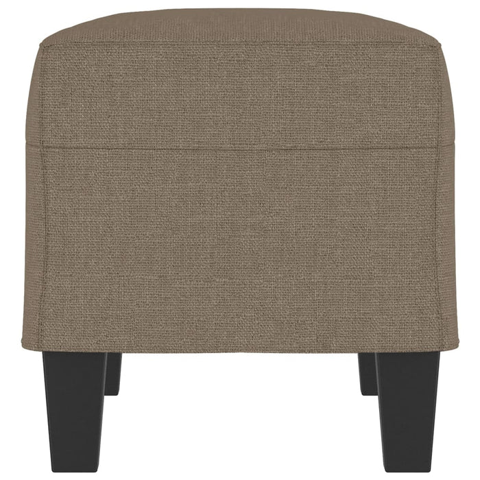 Bancă, gri taupe, 70x35x41 cm, textil - WALTI WALTI