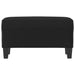 Bancă, negru, 70x35x41 cm, piele ecologică - WALTI WALTI