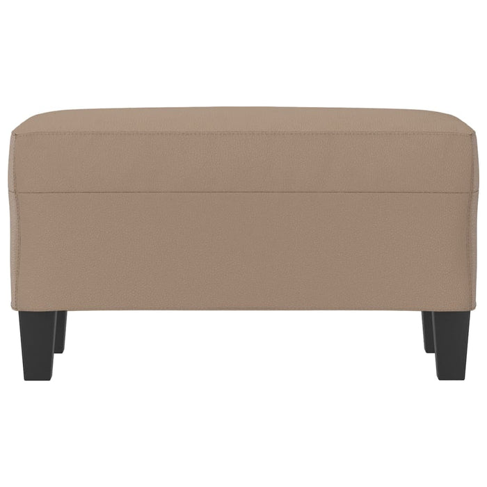 Bancă, cappuccino, 70x35x41 cm, piele ecologică - WALTI WALTI
