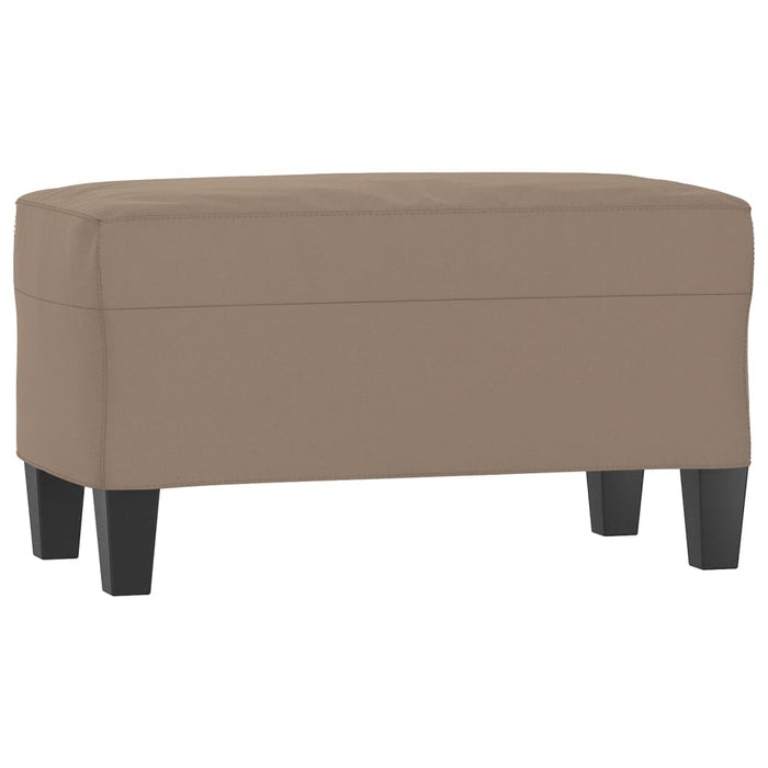Bancă, gri taupe, 70x35x41 cm, microfibră - WALTI WALTI