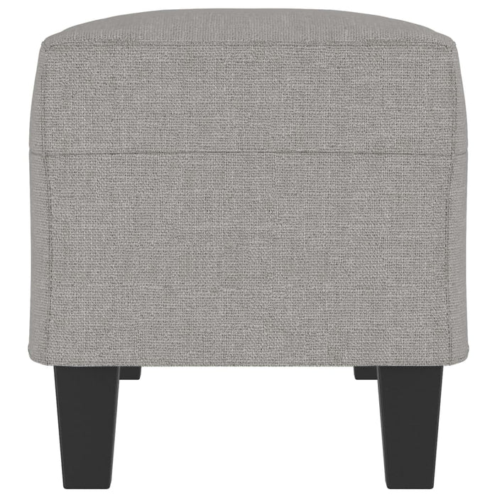 Bancă, gri deschis, 100x35x41 cm, textil - WALTI WALTI