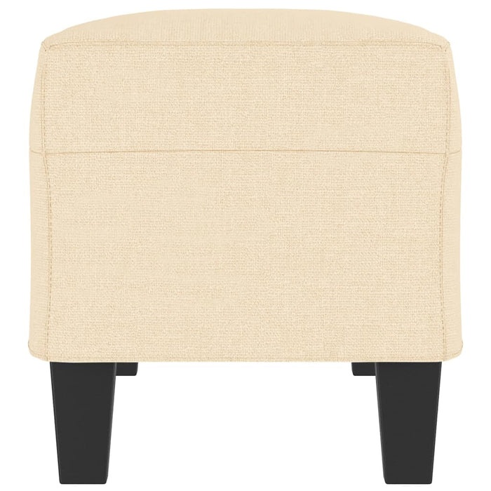 Bancă, crem, 100x35x41 cm, textil - WALTI WALTI