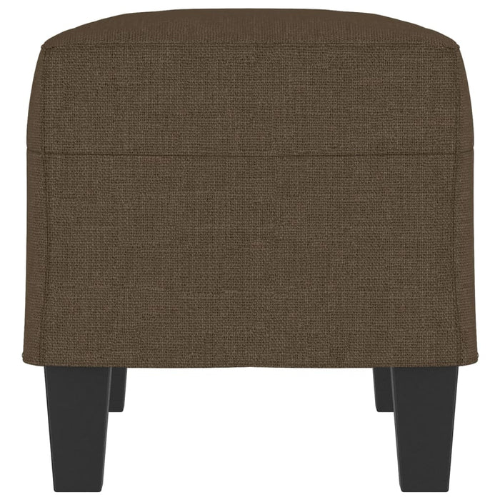 Bancă, maro, 100x35x41 cm, textil - WALTI WALTI
