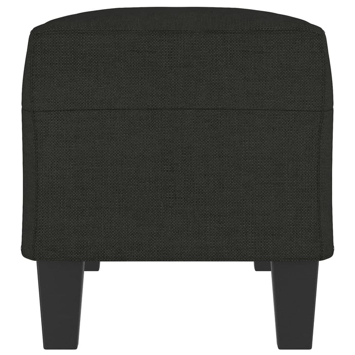 Bancă, negru, 100x35x41 cm, textil - WALTI WALTI