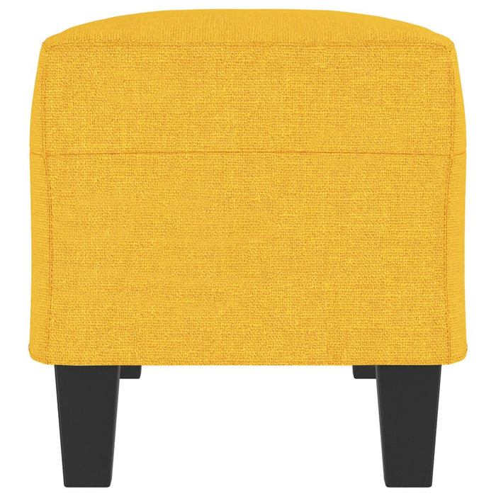 Bancă, galben deschis, 100x35x41 cm, textil - WALTI WALTI