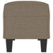 Bancă, gri taupe, 100x35x41 cm, textil - WALTI WALTI