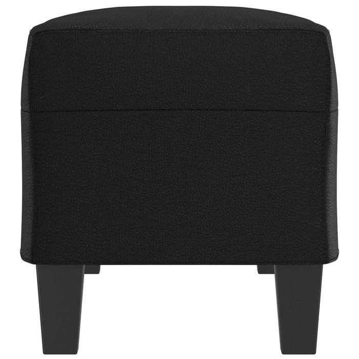 Bancă, negru, 100x35x41 cm, piele ecologică - WALTI WALTI