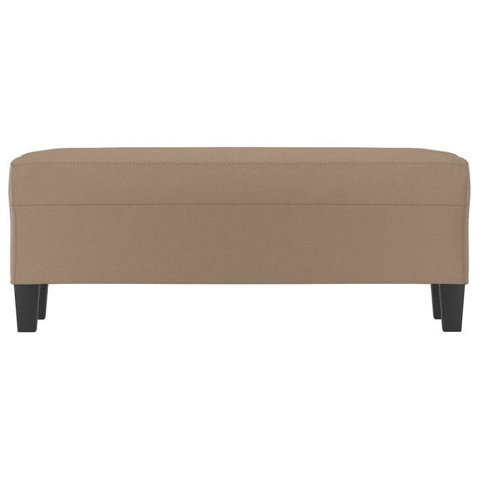 Bancă, cappuccino , 100x35x41 cm, piele ecologică - WALTI WALTI