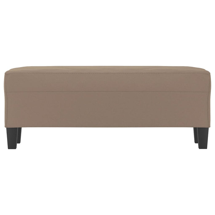 Bancă, gri taupe, 100x35x41 cm, microfibră - WALTI WALTI
