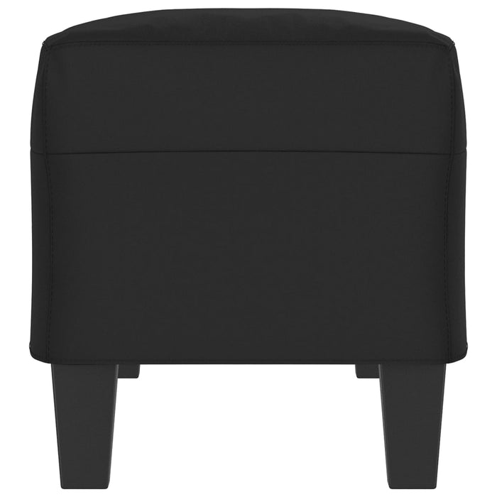Bancă, negru, 100x35x41 cm, microfibră - WALTI WALTI
