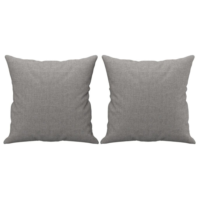 Perne decorative, 2 buc., gri deschis, 40x40cm, material textil - WALTI WALTI
