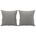 Perne decorative, 2 buc., gri deschis, 40x40cm, material textil - WALTI WALTI